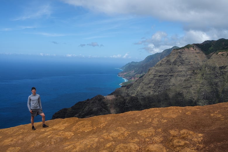 Hawaje, wyprzeże Napali na wyspie Kauai